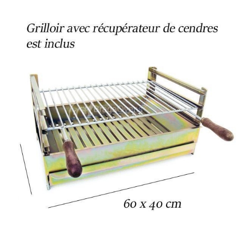 Image sur Barbecue en brique avec gril, évier et carrelage 218 A