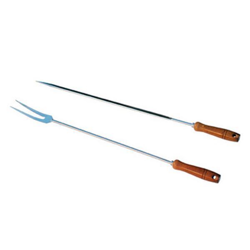 Ustensiles pour barbecue 50 cm en INOX