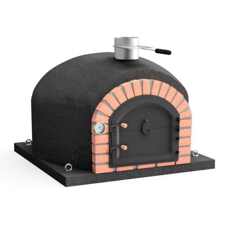 Image sur Four à pizza bois FUMUS isolé 80, 100 ou 120 cm – Noir