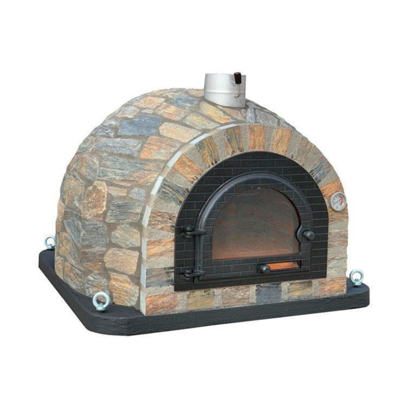 Four à bois 100 cm en pierre naturelle TOSCA – four à pizza et pain extérieur