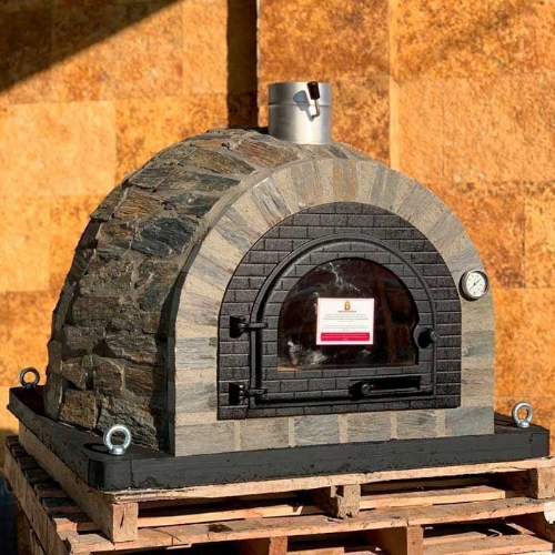 Four à pizza en pierre naturelle 100 cm livré sur palette – modèle TOSCA