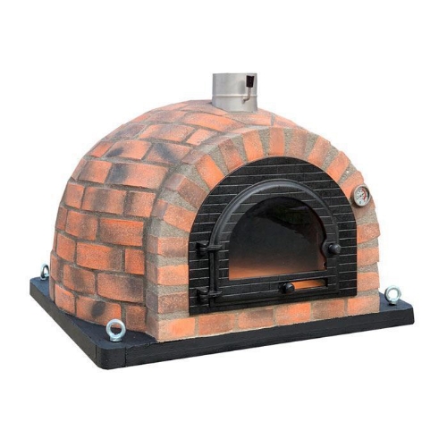 Image sur Four à pizza au bois 100 cm en briques réfractaires