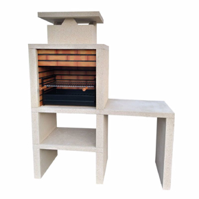 Barbecue fixe pierre