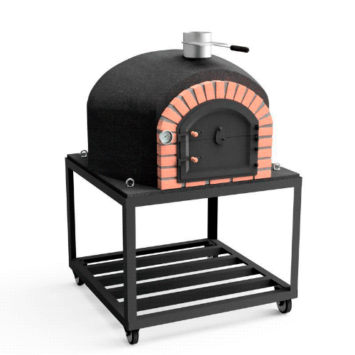 Image sur Four à pizza bois FUMUS isolé 80, 100 ou 120 cm – Noir