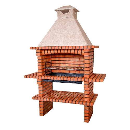 Image sur Barbecue en Brique Réfractaire CS110-80 | Grille XL 80cm