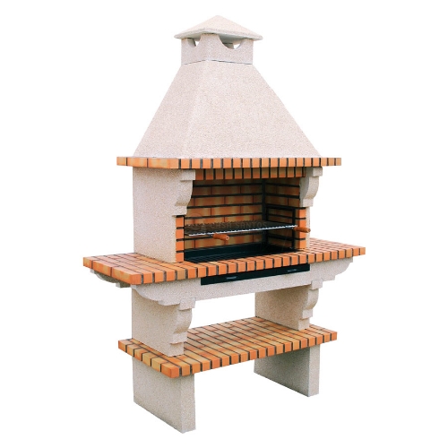 Image sur Barbecue en Brique CS114-80 – Grill 80 cm, Fer Galvanisé ou Inox