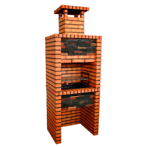 Grille acier 60 × 40 cm réglable – barbecue CS301