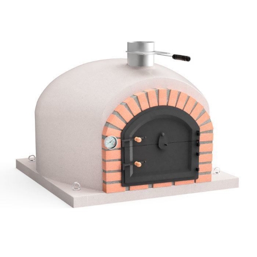 Image sur Four à pizza bois FUMUS isolé 80, 100 ou 120 cm – Blanc