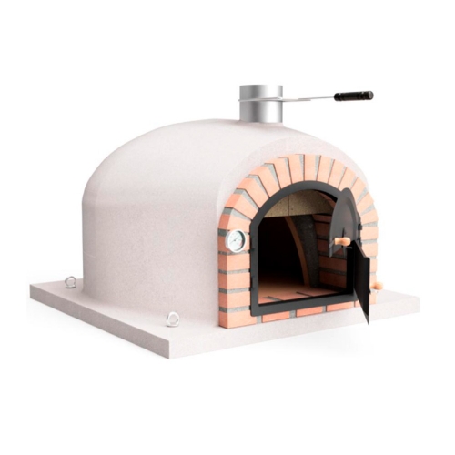 Image sur Four à pizza bois FUMUS isolé 80, 100 ou 120 cm – Blanc