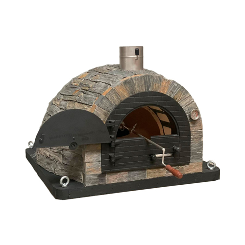 Image sur Four à pain/pizza en pierre naturelle TOSCA avec porte en fonte