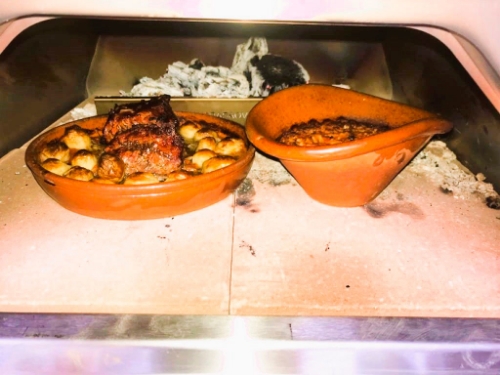 Surface de cuisson en briques réfractaires 60x60 cm du four Brasa