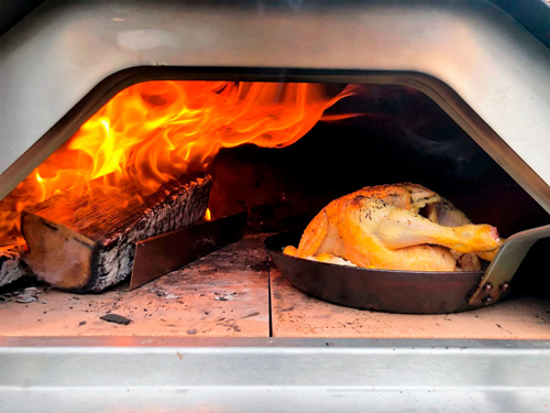 Image sur Four à Pizza au Bois en Extérieur BRASA Rouge