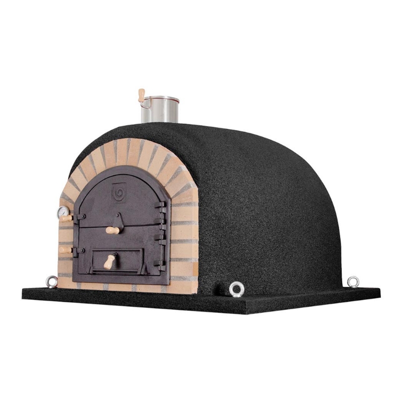 Image sur Four à Bois REAL 110 cm – Four à Pizza Grand Format & Rôtissoire