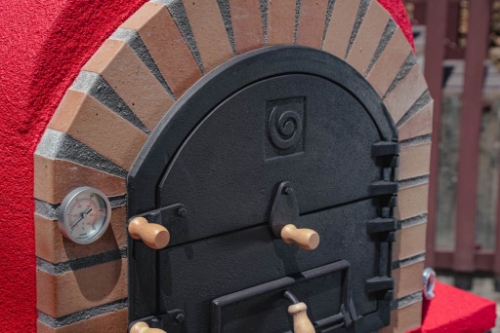 Image sur Four à Bois REAL 110 cm – Four à Pizza Grand Format & Rôtissoire