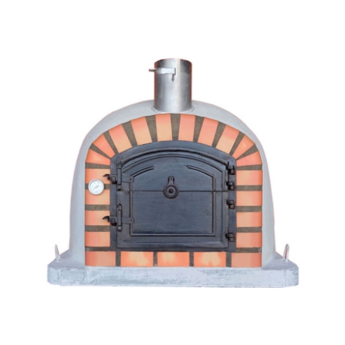 Four à bois 100 cm isolé avec porte en aluminium fondu et thermomètre 0–500°C