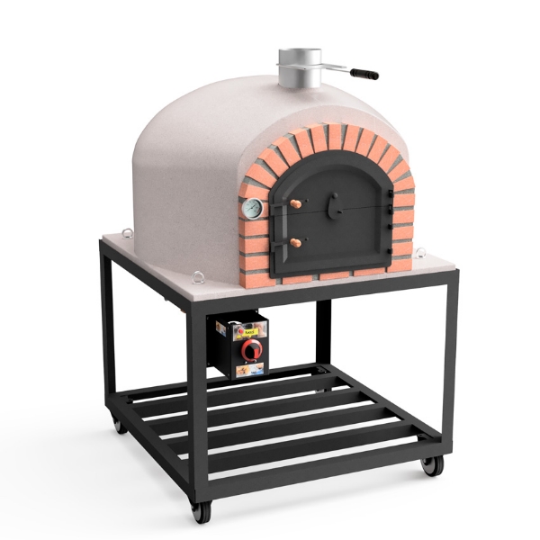 Four à pizza/pain au gaz FUMUS Blanc 80 | Compact & élégant Image de Four à pizza/pain au gaz FUMUS Blanc 80 | Compact & élégant