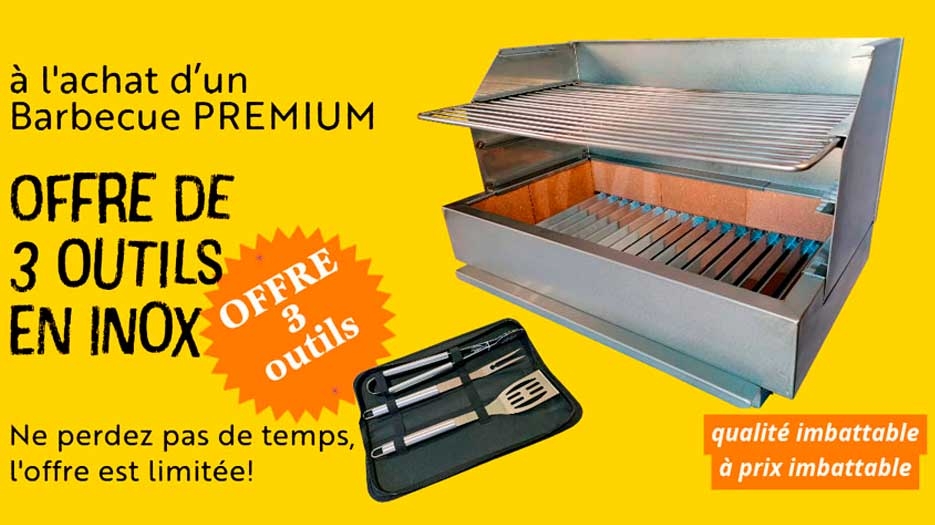 FR-Barbecue propose des barbecues à poser adaptés aux petits espaces