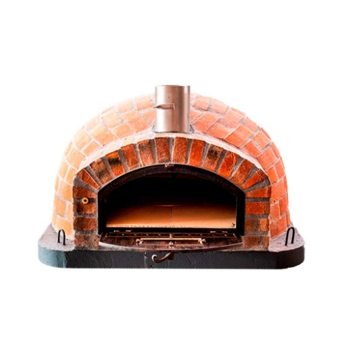 Image sur Four à Pizza Bois 110 cm Traditionnel en Briques pour Extérieur