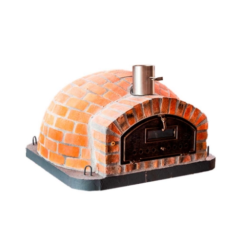 Image sur Four à Pizza Bois 110 cm Traditionnel en Briques pour Extérieur