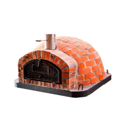 Image sur Four à Pizza Bois 110 cm Traditionnel en Briques pour Extérieur