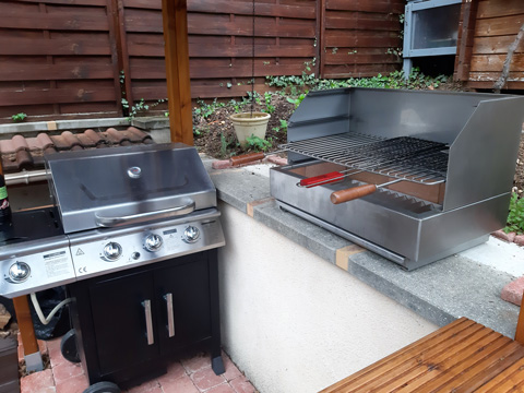 barbecue a poser 70 cm tout inox